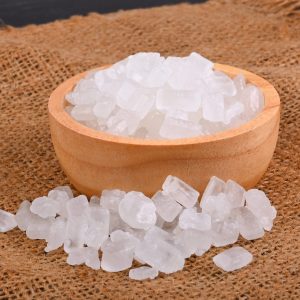 Rock Sugar In Bowl